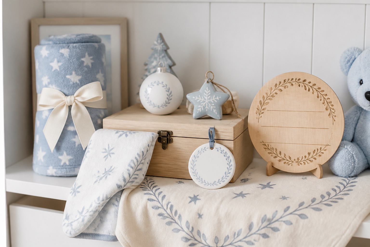 Baby's First Christmas Ornaments — a personalized baby keepsake