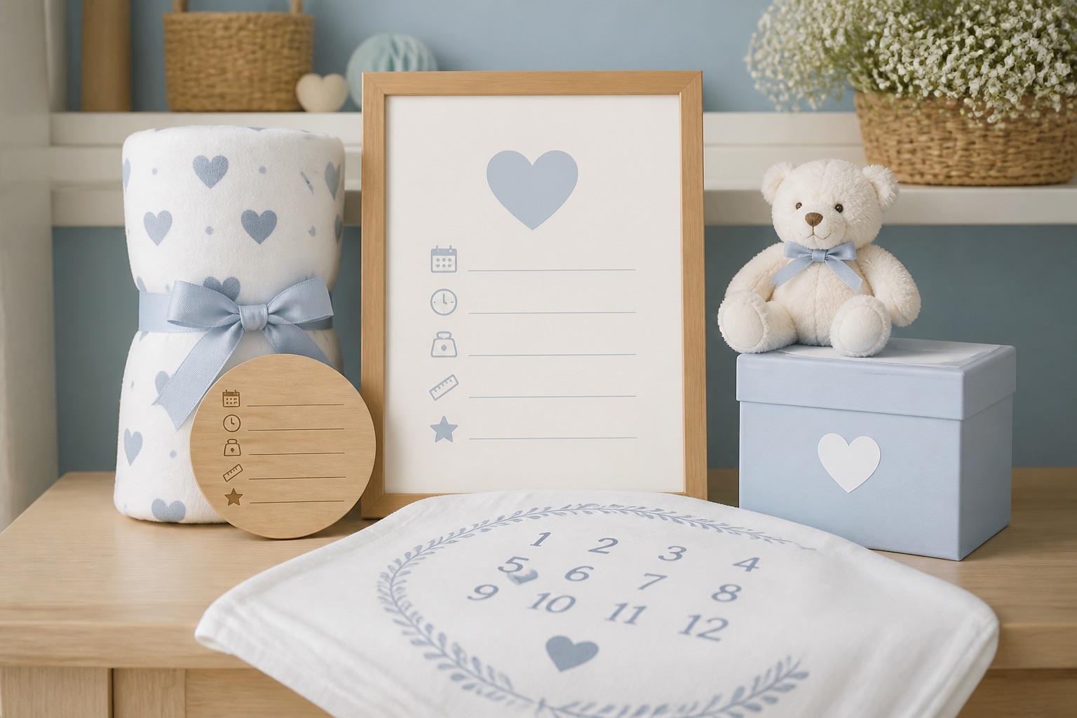 Birth Stats Prints — a personalized baby keepsake