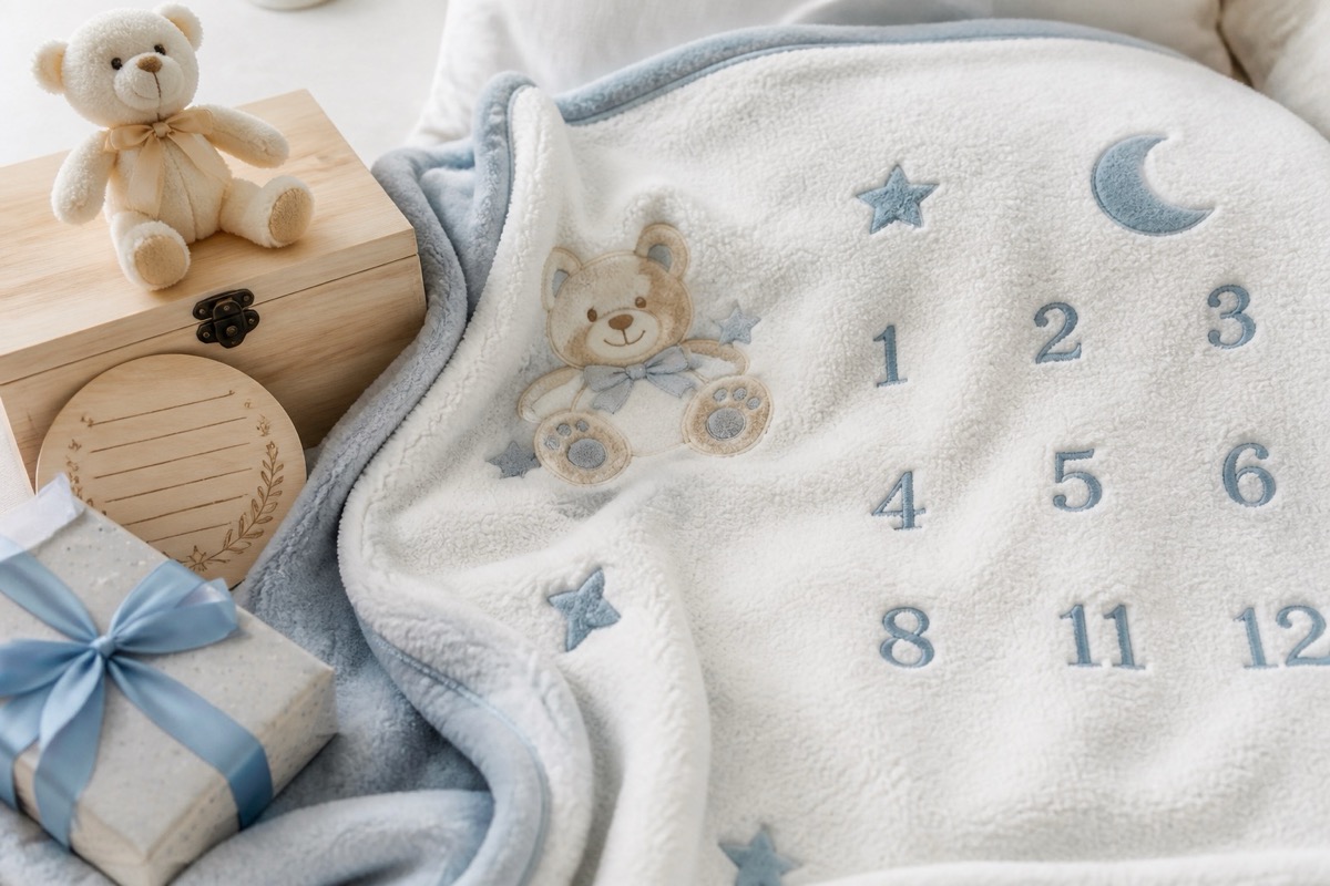 Baby Milestone Blankets — a personalized baby keepsake