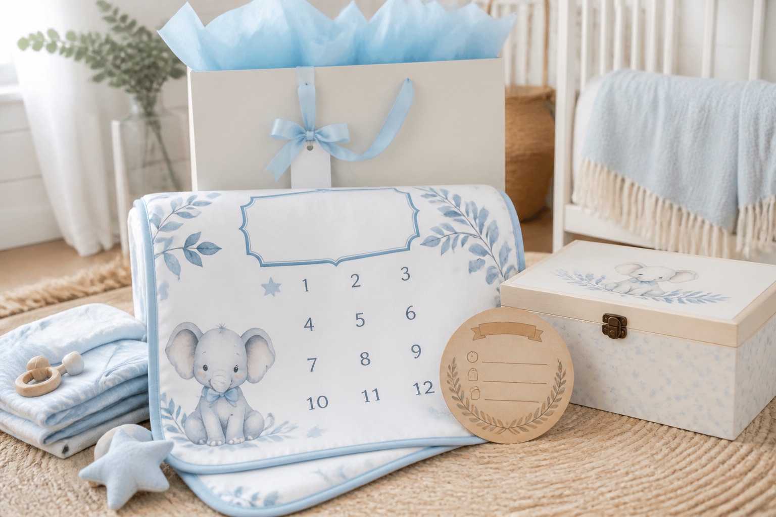 Baby Milestone Blankets — a personalized baby keepsake